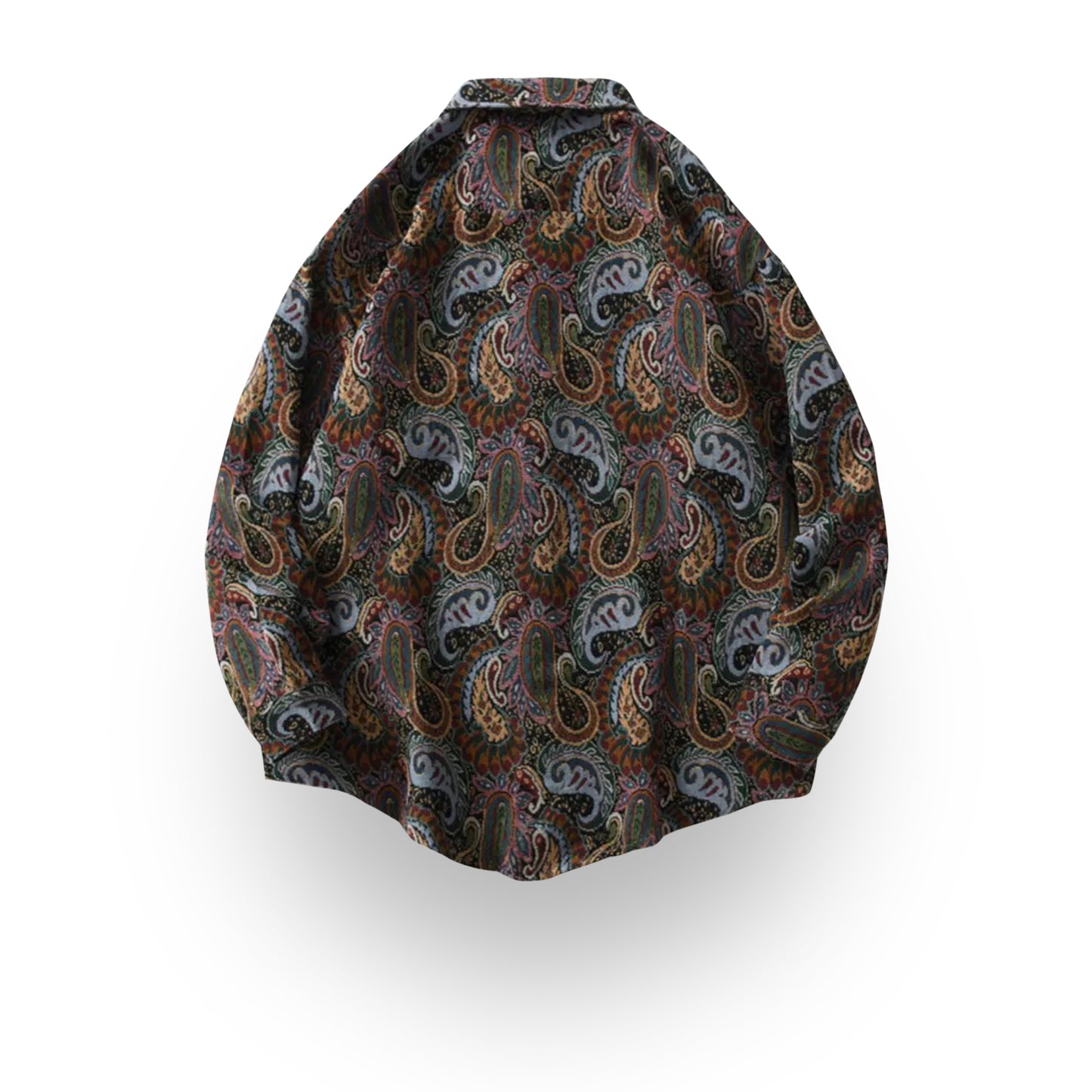 retro paisley design shirt