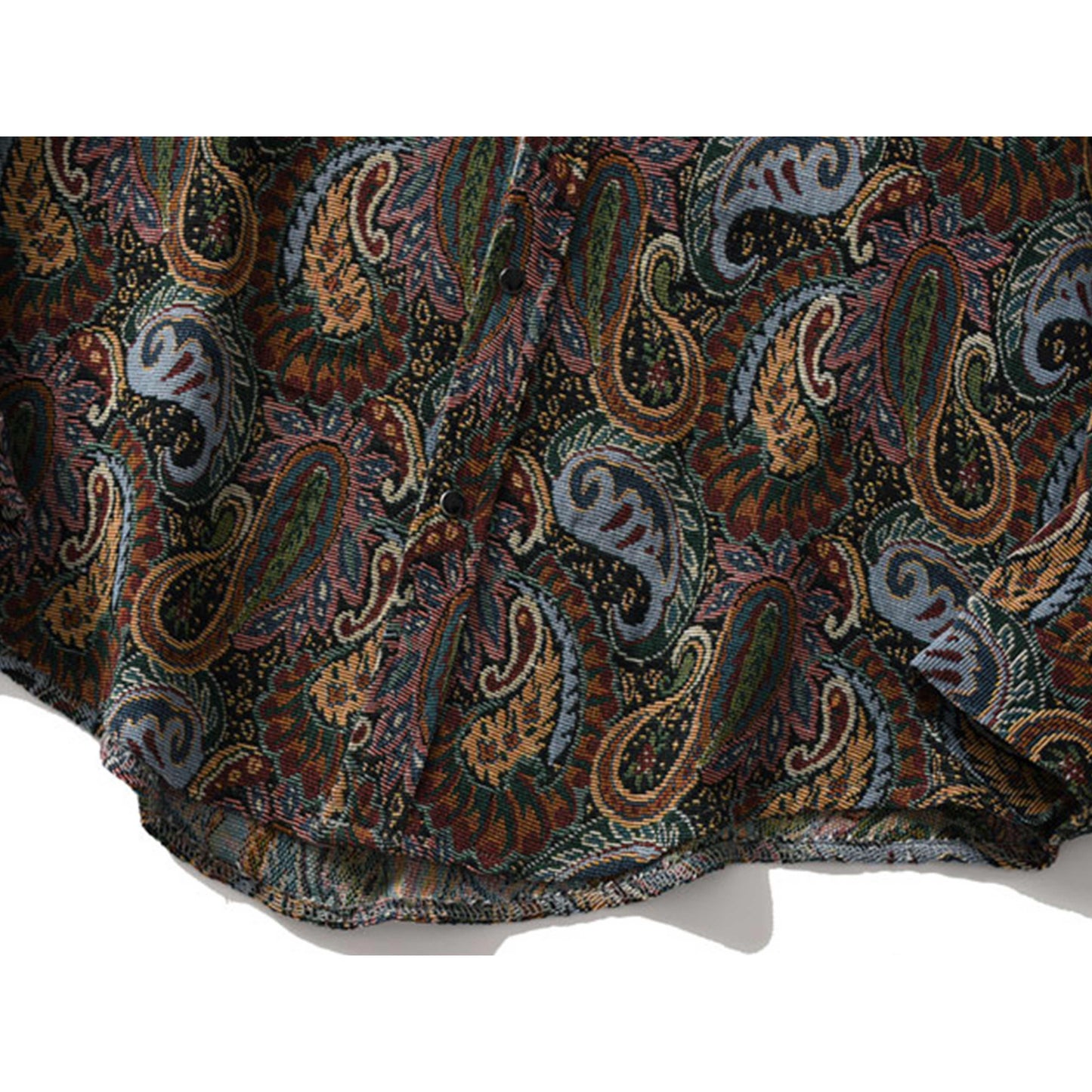 retro paisley design shirt