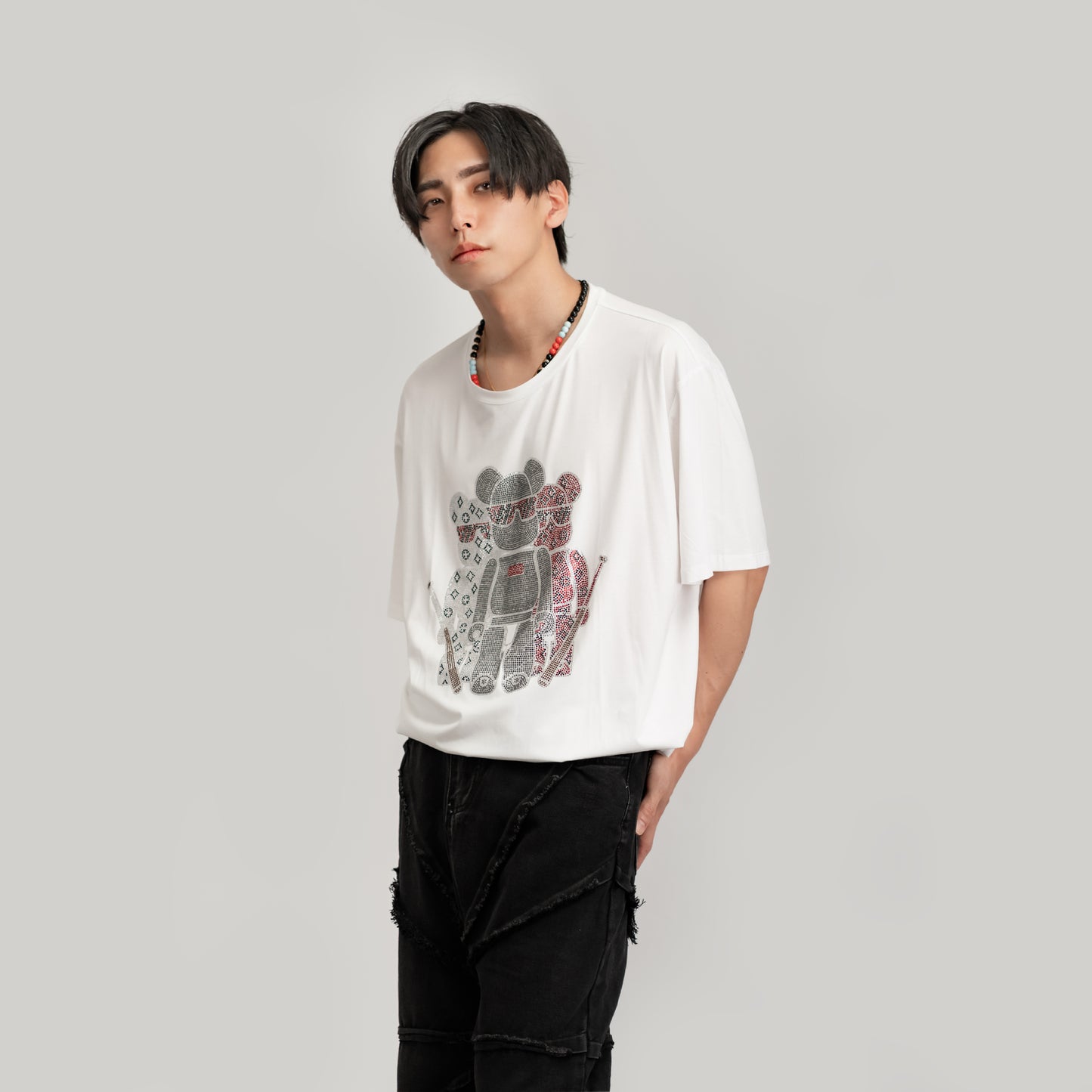 Kirakira Multi Bear_T-shirt