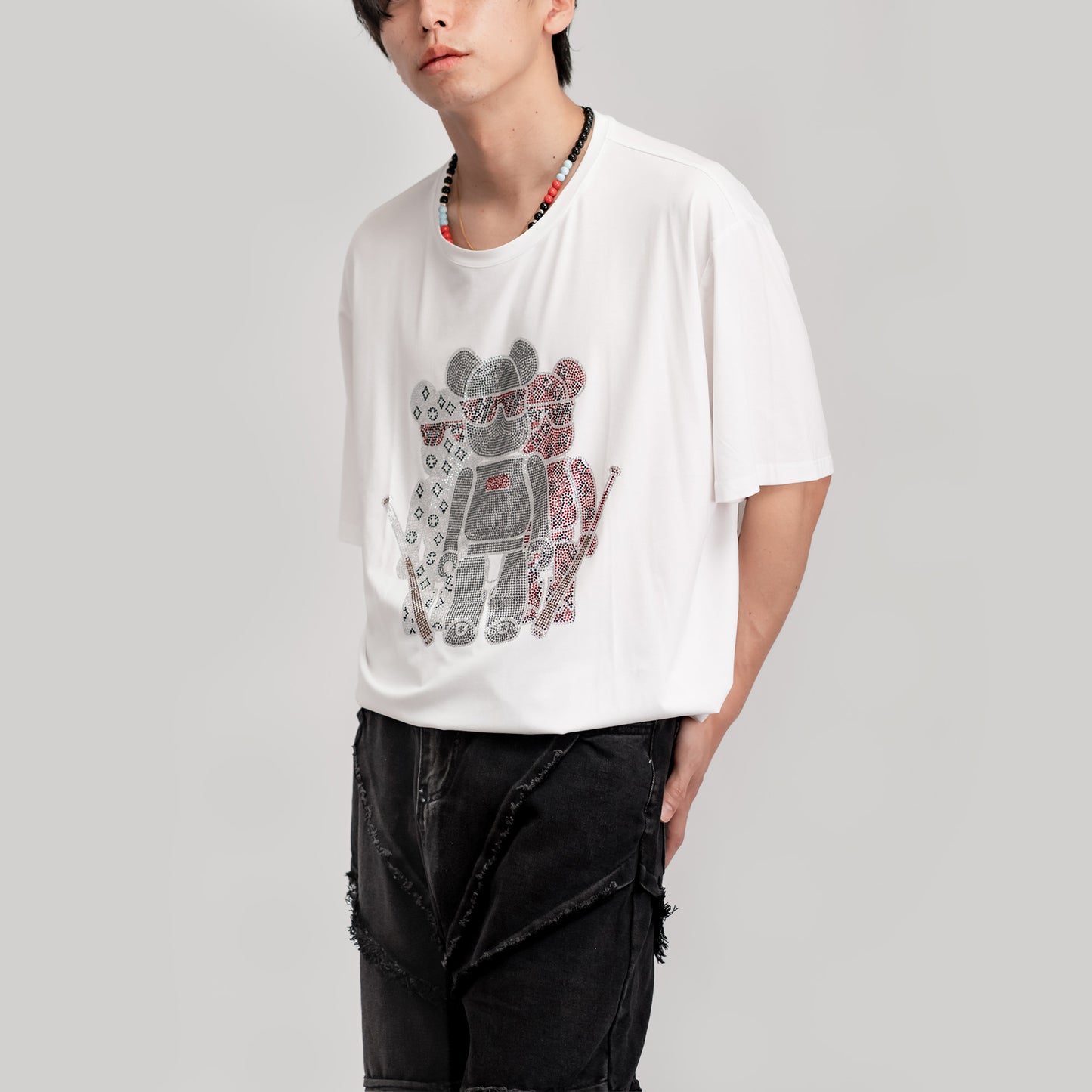 Kirakira Multi Bear_T-shirt