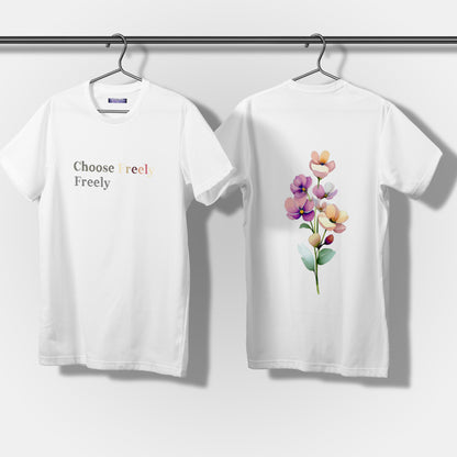 【予約商品】Sweet Color LOGO with Flower オーバーサイズ Tシャツ