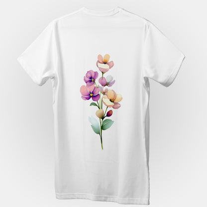 【予約商品】Sweet Color LOGO with Flower オーバーサイズ Tシャツ