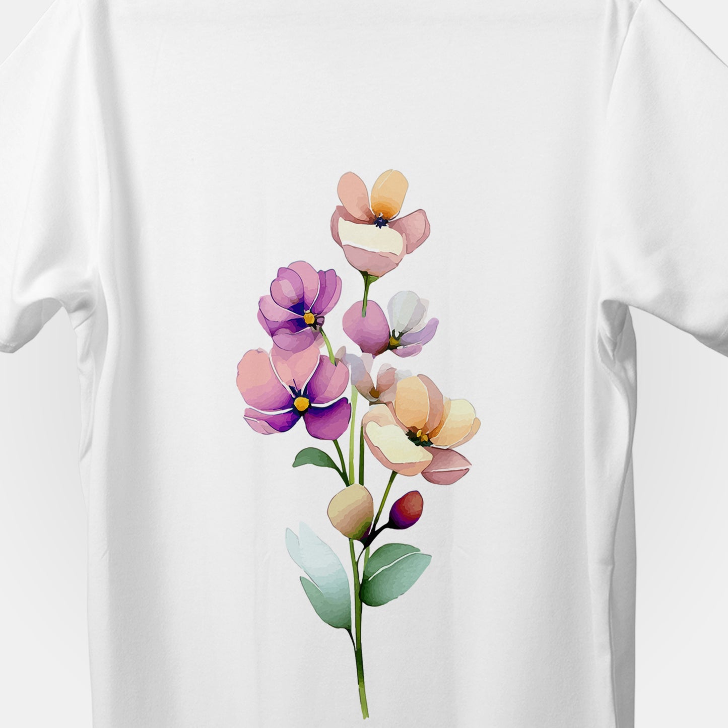 【予約商品】Sweet Color LOGO with Flower オーバーサイズ Tシャツ