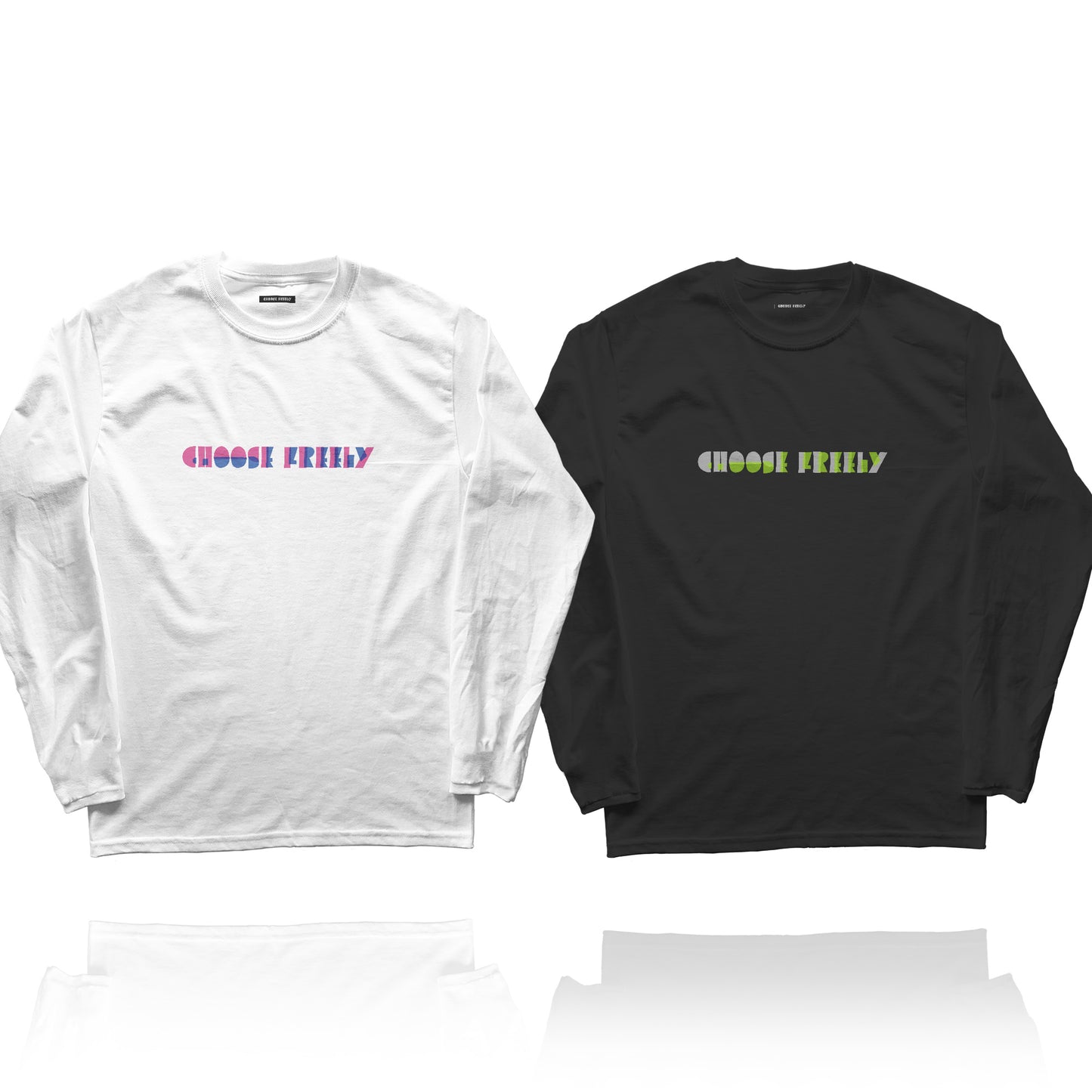 【予約商品】TAPE TEXT LOGO Colorful Ver.ロングスリーブTシャツ