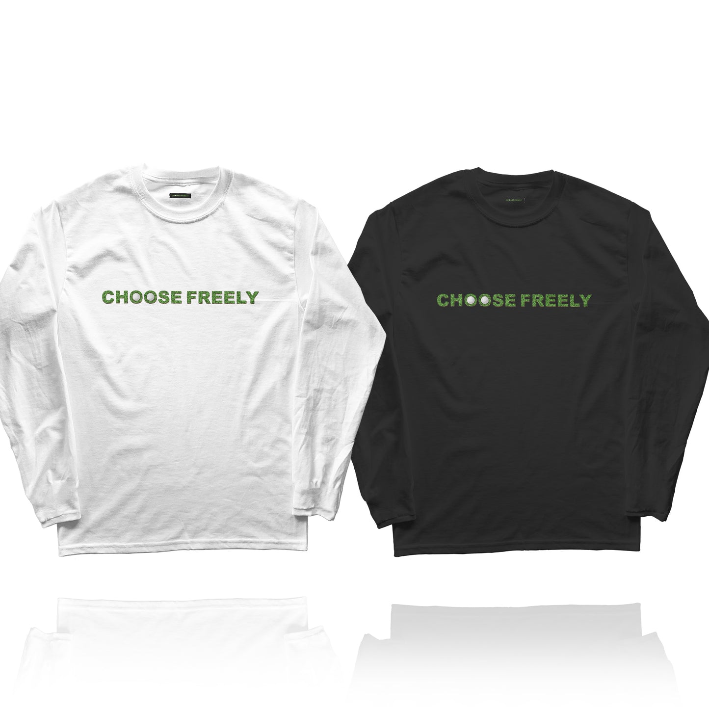 【予約商品】GREEN ON CHOOSE FREELY ロングスリーブTシャツ