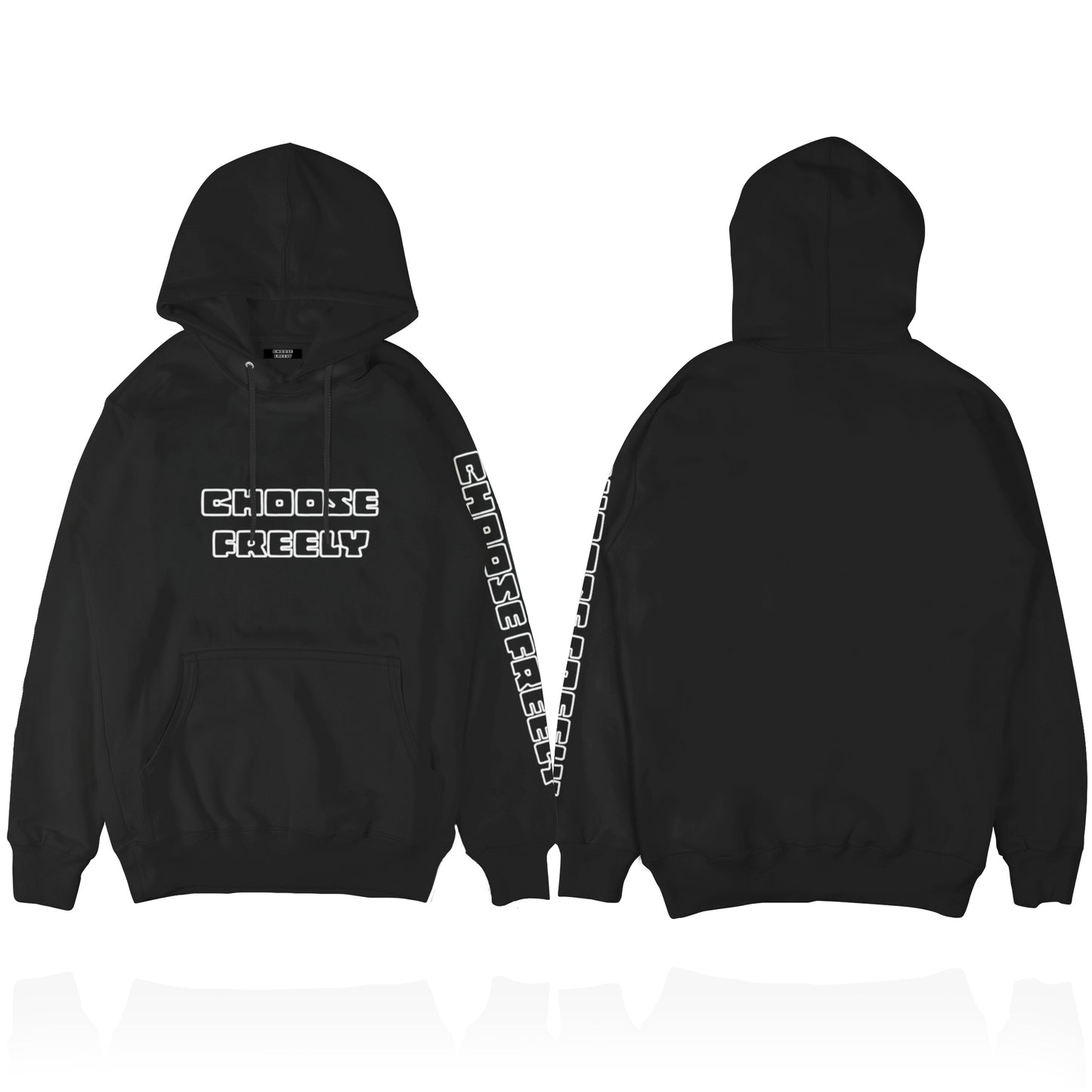 【予約商品】CHOOSE FREELY SLEEVE DESIGN パーカー