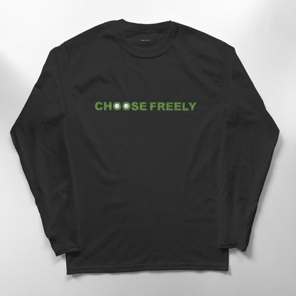 【予約商品】GREEN ON CHOOSE FREELY ロングスリーブTシャツ