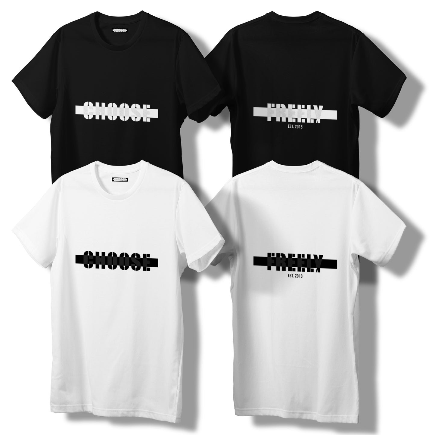 【予約商品】CHOOSE FREELY EST.2018  オーバーサイズ Tシャツ