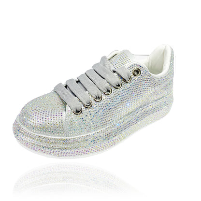 Ladies_Rhinestone_Low Cut Sneakers