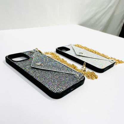 iPhone13/14 case_Glitter card case