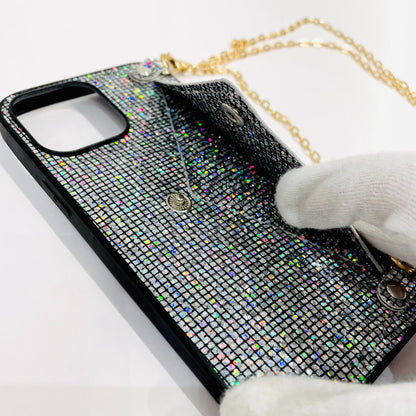 iPhone13/14 case_Glitter card case