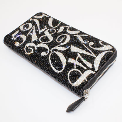 Rhinestone_Number Wallet