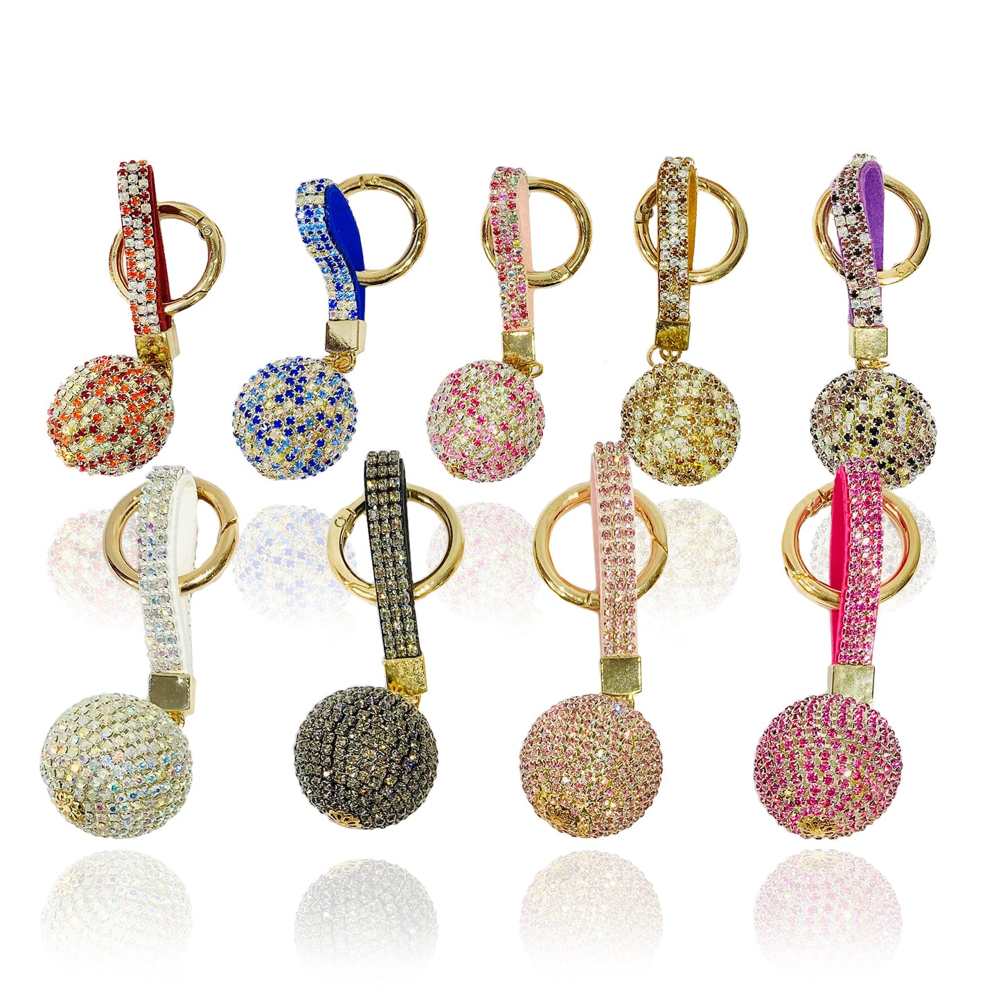 Bag Charm_Glitter Mini Ball