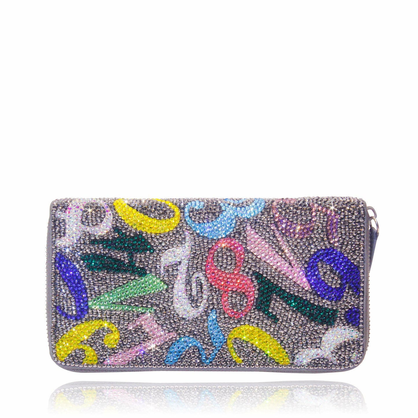 Rhinestone_Number Wallet