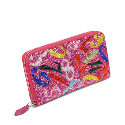 Rhinestone_Number Wallet