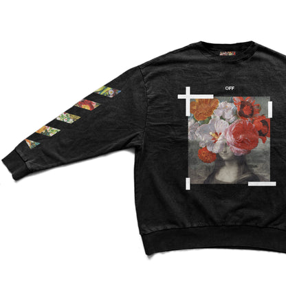 [Reserved product] Mona Lisa &amp; Flower Collage Art Parody Trainer