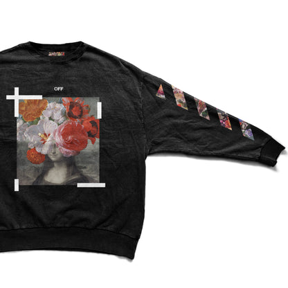 [Reserved product] Mona Lisa &amp; Flower Collage Art Parody Trainer