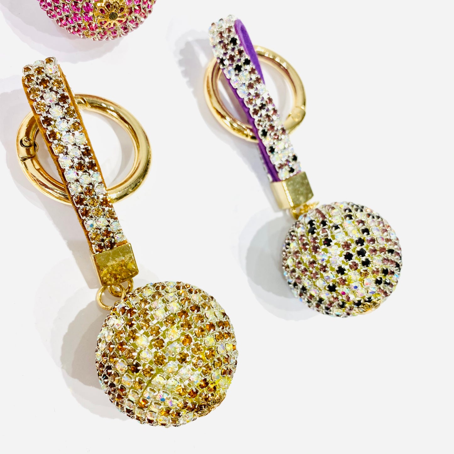 Bag Charm_Glitter Mini Ball