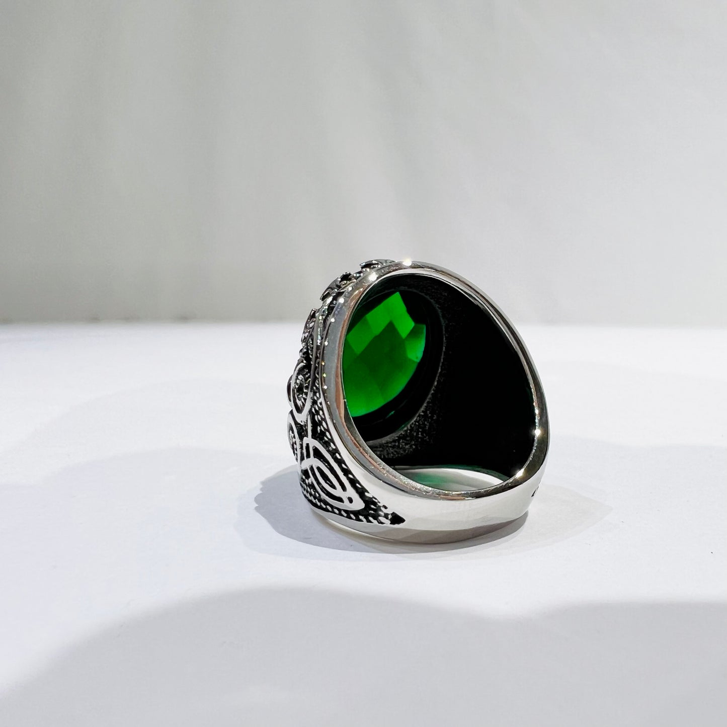 Greenstone_Vintage Ring_Silver