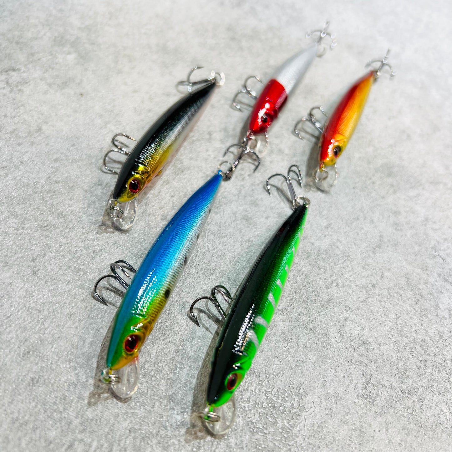 Lure_Minnow_5 pieces set