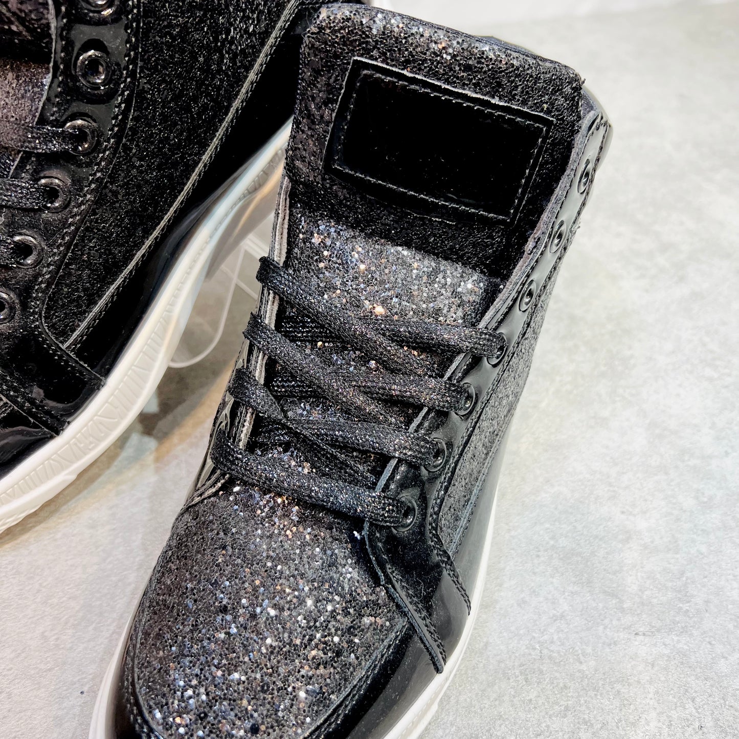 Lame Glitter Shoes_High Cut