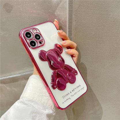 iPhone13/14 case_mirror bear