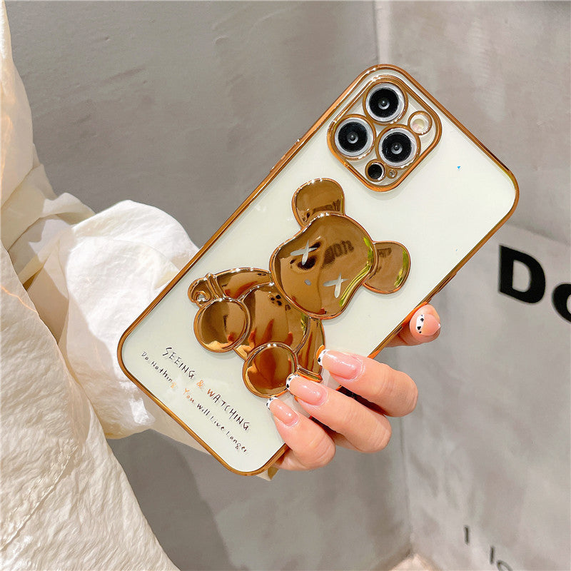 iPhone13/14 case_mirror bear