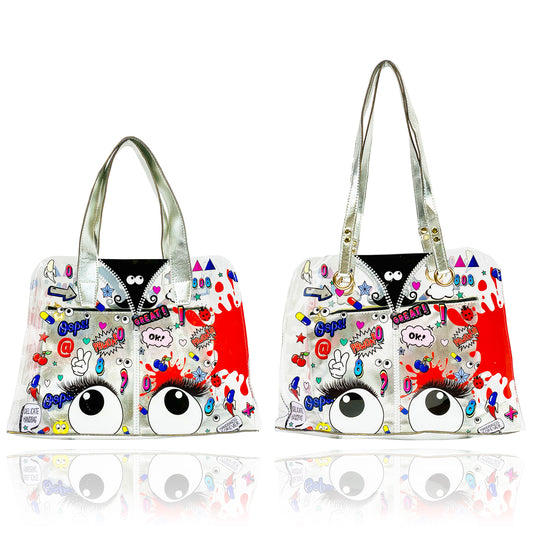 Eye Graffiti Design_Mini Beach Bag