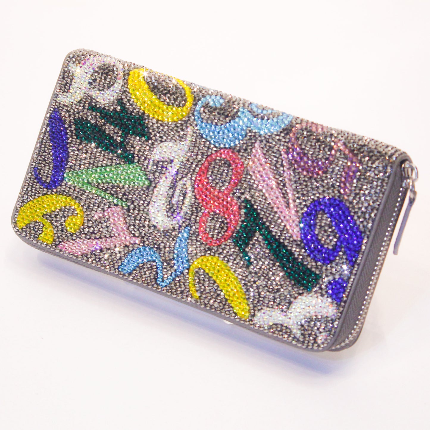 Rhinestone_Number Wallet