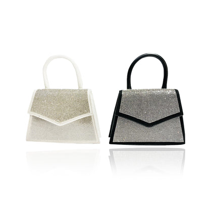 Ladies_Rhinestone Mini Handbag