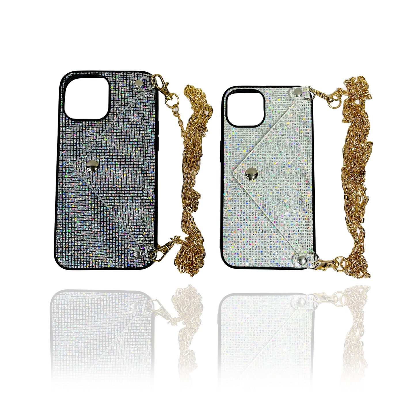 iPhone13/14 case_Glitter card case