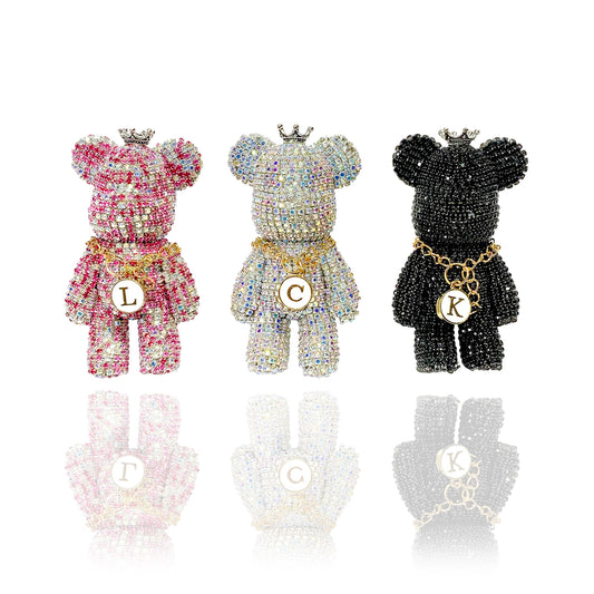 Car Accessory_Glitter_Pendant Bear