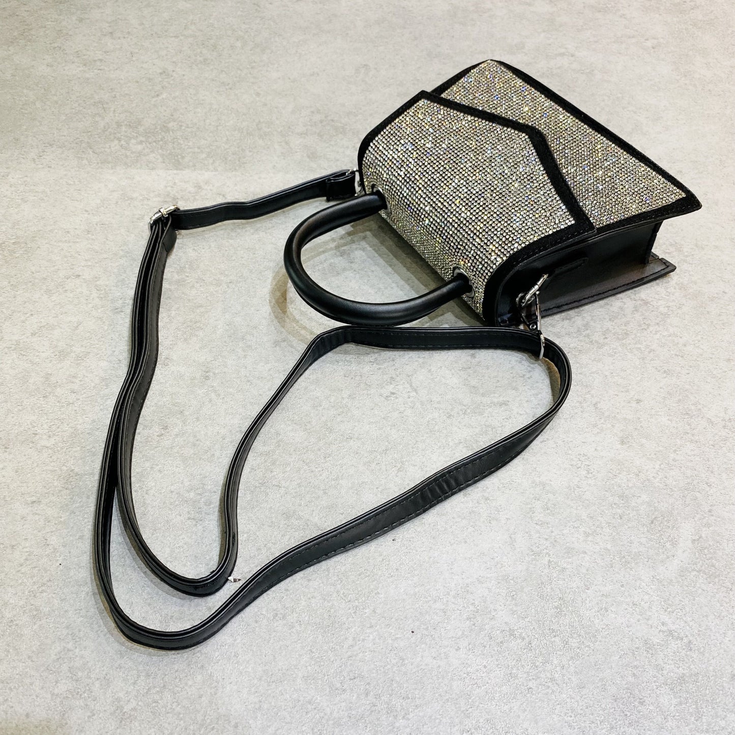 Ladies_Rhinestone Mini Handbag