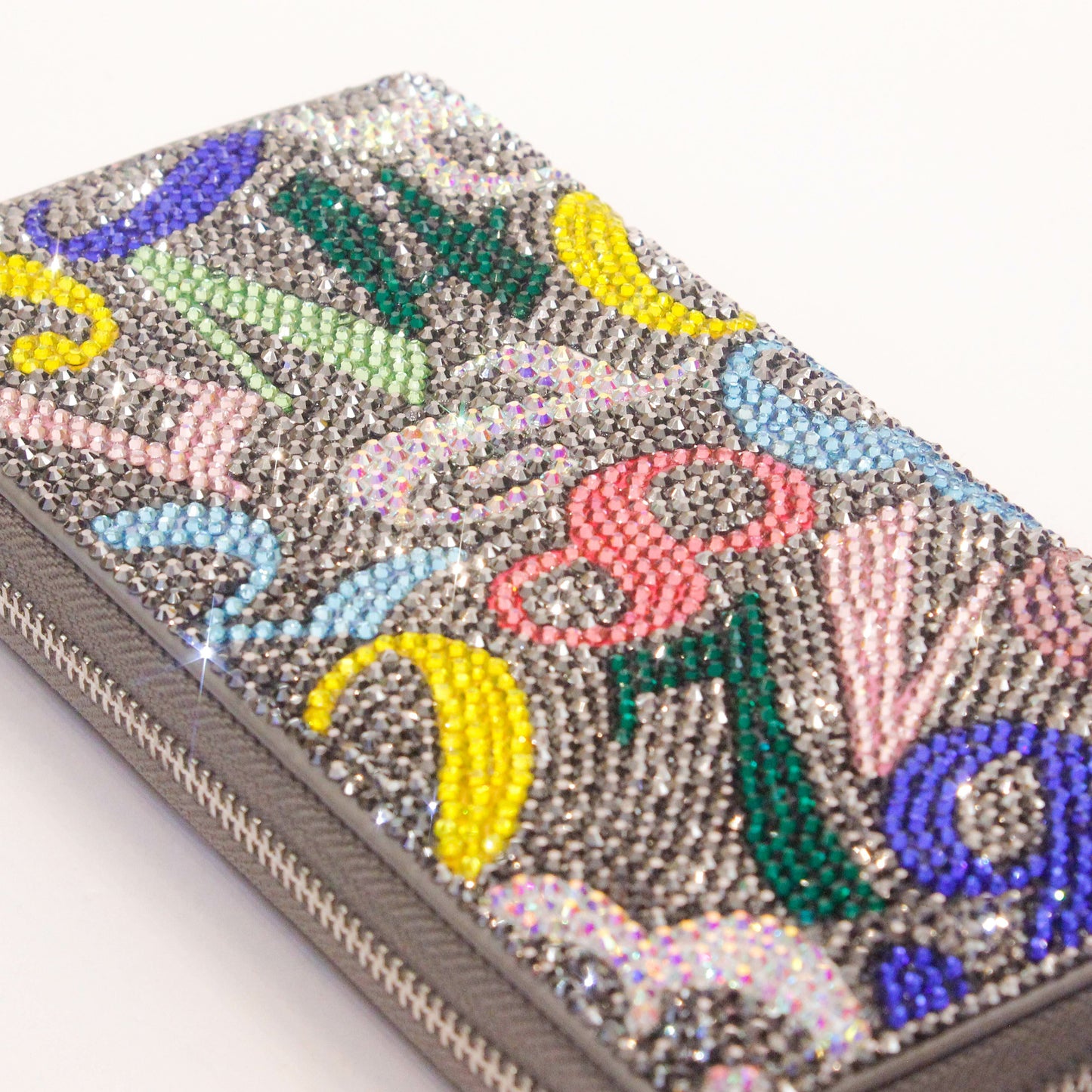 Rhinestone_Number Wallet