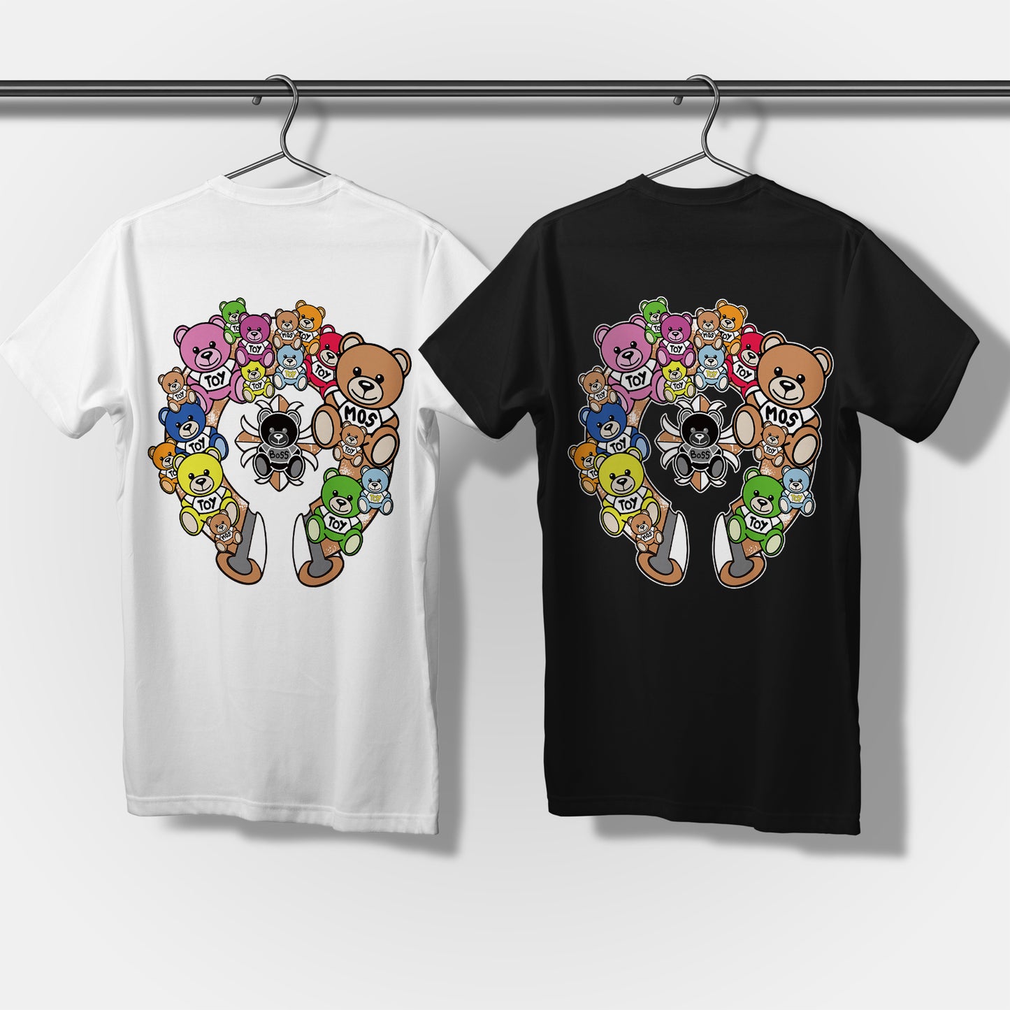 [Reserved product] Crazy_Bear_Circle_Design_Oversized T-shirt